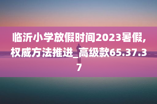 临沂小学放假时间2023暑假,权威方法推进_高级款65.37.37