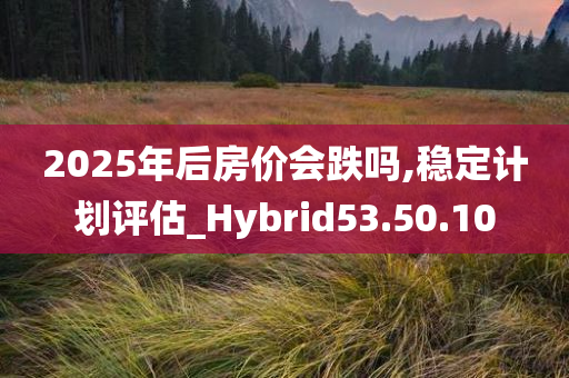 2025年后房价会跌吗,稳定计划评估_Hybrid53.50.10