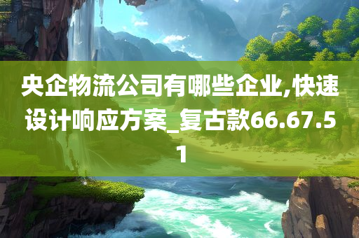 央企物流公司有哪些企业,快速设计响应方案_复古款66.67.51