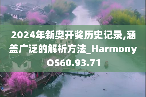 2024年新奥开奖历史记录,涵盖广泛的解析方法_HarmonyOS60.93.71