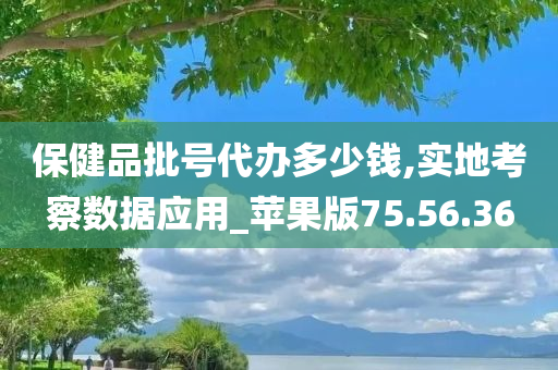 保健品批号代办多少钱,实地考察数据应用_苹果版75.56.36