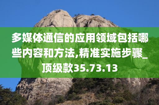 多媒体通信的应用领域包括哪些内容和方法,精准实施步骤_顶级款35.73.13