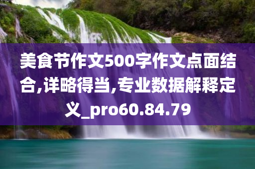 美食节作文500字作文点面结合,详略得当,专业数据解释定义_pro60.84.79