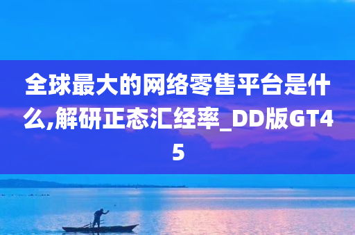 全球最大的网络零售平台是什么,解研正态汇经率_DD版GT45