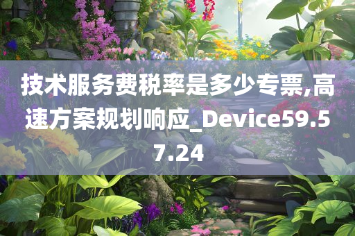 技术服务费税率是多少专票,高速方案规划响应_Device59.57.24