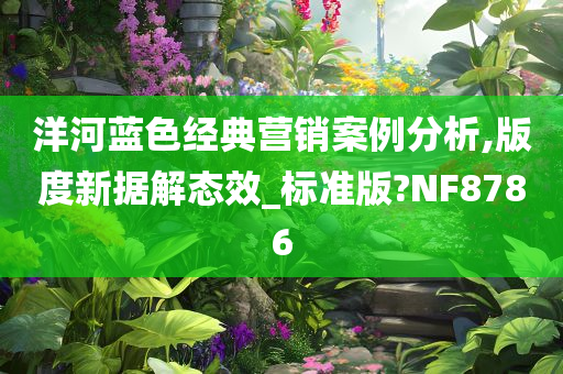 洋河蓝色经典营销案例分析,版度新据解态效_标准版?NF8786