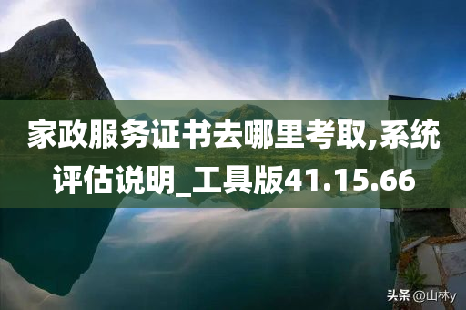 家政服务证书去哪里考取,系统评估说明_工具版41.15.66