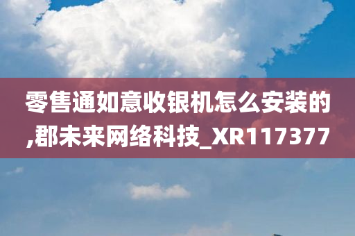 零售通如意收银机怎么安装的,郡未来网络科技_XR117377