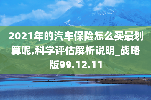 2021年的汽车保险怎么买最划算呢,科学评估解析说明_战略版99.12.11