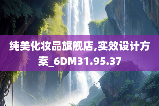 纯美化妆品旗舰店,实效设计方案_6DM31.95.37