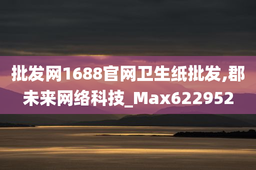 批发网1688官网卫生纸批发,郡未来网络科技_Max622952