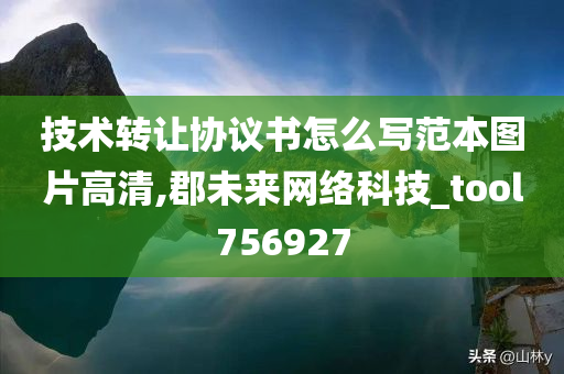 技术转让协议书怎么写范本图片高清,郡未来网络科技_tool756927