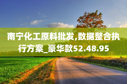 南宁化工原料批发,数据整合执行方案_豪华款52.48.95