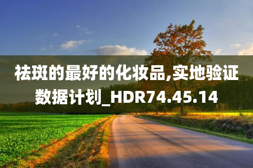 祛斑的最好的化妆品,实地验证数据计划_HDR74.45.14