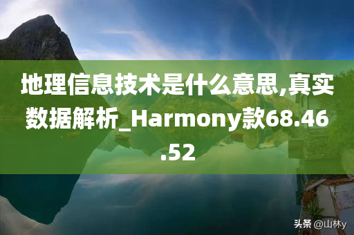 地理信息技术是什么意思,真实数据解析_Harmony款68.46.52