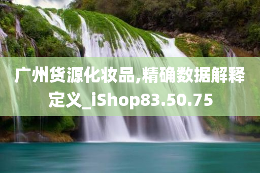 广州货源化妆品,精确数据解释定义_iShop83.50.75