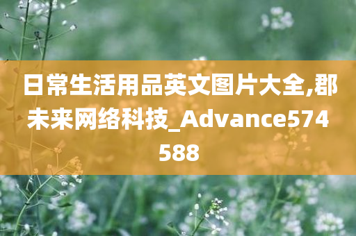 日常生活用品英文图片大全,郡未来网络科技_Advance574588