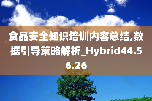 食品安全知识培训内容总结,数据引导策略解析_Hybrid44.56.26