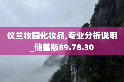 仪兰妆园化妆品,专业分析说明_储蓄版89.78.30