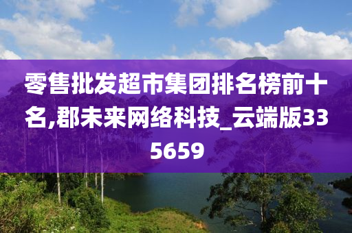 零售批发超市集团排名榜前十名,郡未来网络科技_云端版335659