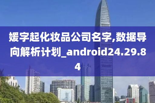 媛字起化妆品公司名字,数据导向解析计划_android24.29.84