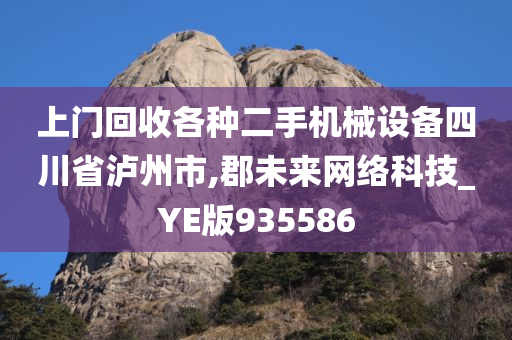 上门回收各种二手机械设备四川省泸州市,郡未来网络科技_YE版935586