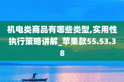 机电类商品有哪些类型,实用性执行策略讲解_苹果款55.53.38