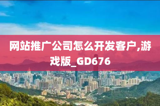 网站推广公司怎么开发客户,游戏版_GD676