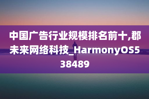 中国广告行业规模排名前十,郡未来网络科技_HarmonyOS538489