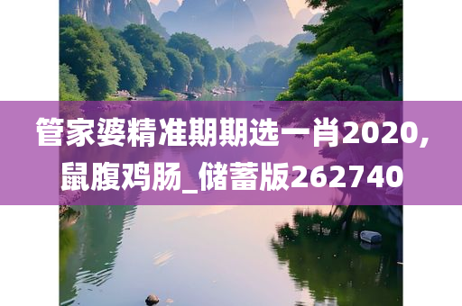 管家婆精准期期选一肖2020,鼠腹鸡肠_储蓄版262740