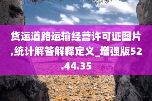 货运道路运输经营许可证图片,统计解答解释定义_增强版52.44.35