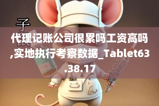 代理记账公司很累吗工资高吗,实地执行考察数据_Tablet63.38.17