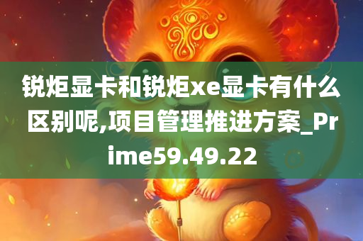 锐炬显卡和锐炬xe显卡有什么区别呢,项目管理推进方案_Prime59.49.22