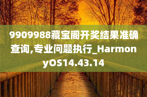 9909988藏宝阁开奖结果准确查询,专业问题执行_HarmonyOS14.43.14