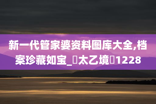 新一代管家婆资料图库大全,档案珍藏如宝_‌太乙境‌1228