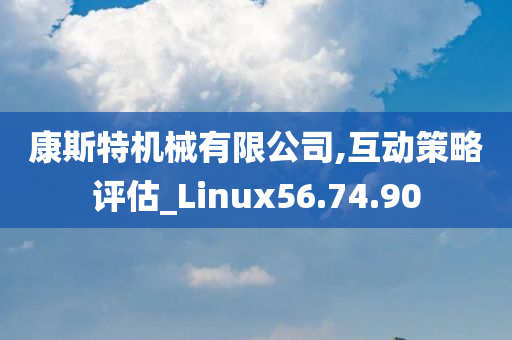 康斯特机械有限公司,互动策略评估_Linux56.74.90