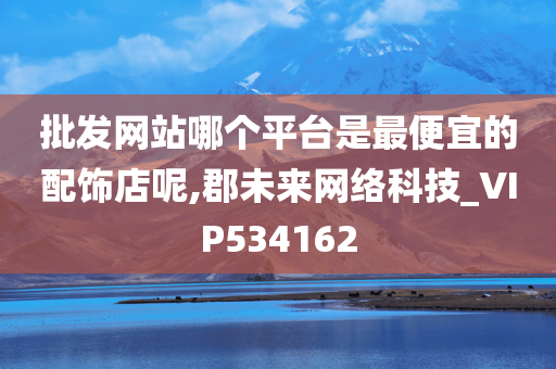 批发网站哪个平台是最便宜的配饰店呢,郡未来网络科技_VIP534162