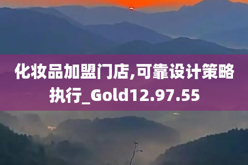 化妆品加盟门店,可靠设计策略执行_Gold12.97.55