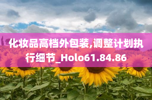 化妆品高档外包装,调整计划执行细节_Holo61.84.86