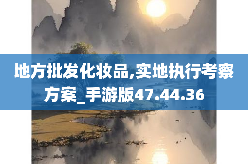 地方批发化妆品,实地执行考察方案_手游版47.44.36