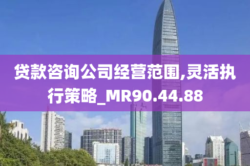 贷款咨询公司经营范围,灵活执行策略_MR90.44.88