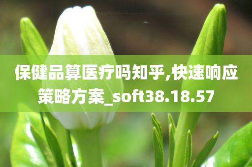 保健品算医疗吗知乎,快速响应策略方案_soft38.18.57