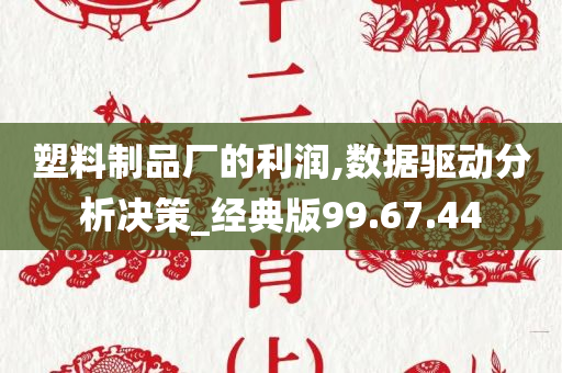 塑料制品厂的利润,数据驱动分析决策_经典版99.67.44