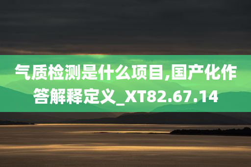 气质检测是什么项目,国产化作答解释定义_XT82.67.14