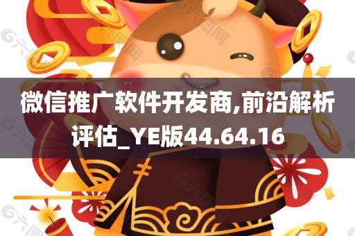 微信推广软件开发商,前沿解析评估_YE版44.64.16