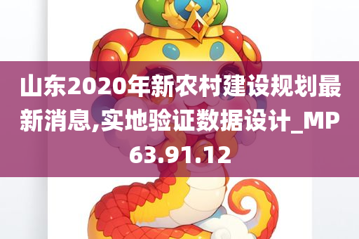 山东2020年新农村建设规划最新消息,实地验证数据设计_MP63.91.12