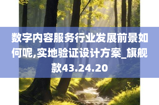 数字内容服务行业发展前景如何呢,实地验证设计方案_旗舰款43.24.20