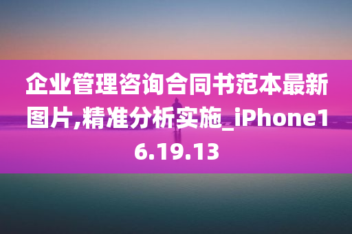 企业管理咨询合同书范本最新图片,精准分析实施_iPhone16.19.13