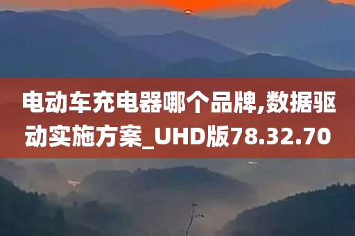 电动车充电器哪个品牌,数据驱动实施方案_UHD版78.32.70