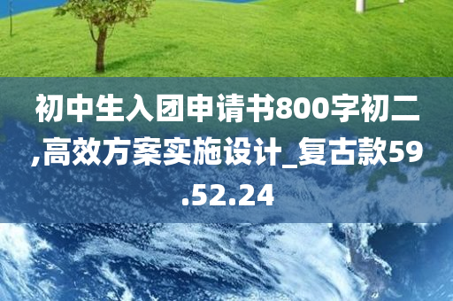 初中生入团申请书800字初二,高效方案实施设计_复古款59.52.24